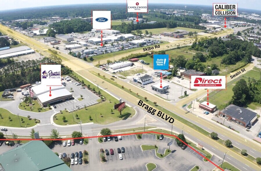 4600-4610 Bragg Blvd, Fayetteville, NC à vendre - Photo du bâtiment - Image 3 de 24