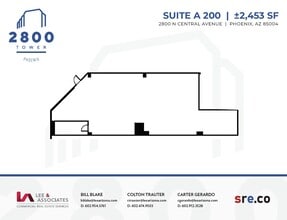 2800 N Central Ave, Phoenix, AZ for lease Floor Plan- Image 1 of 1