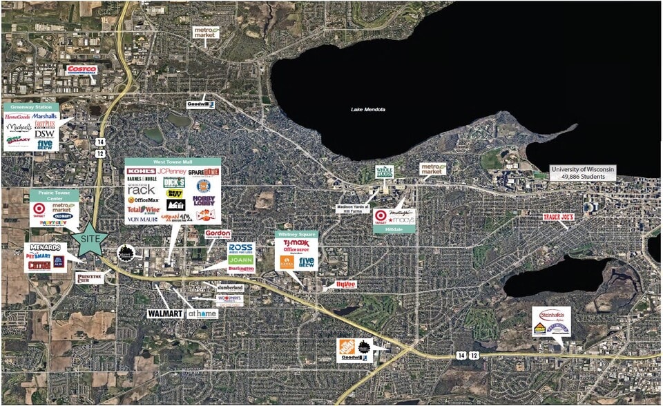 203-259 Junction Rd, Madison, WI for lease - Aerial - Image 3 of 3