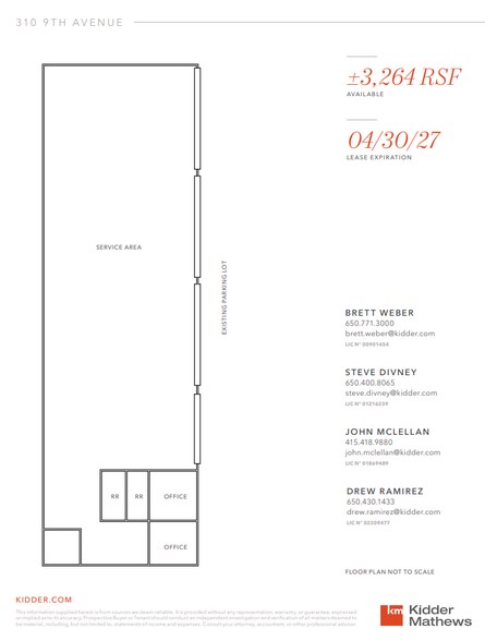 310 9th Ave, San Mateo, CA for sale - Floor Plan - Image 2 of 2