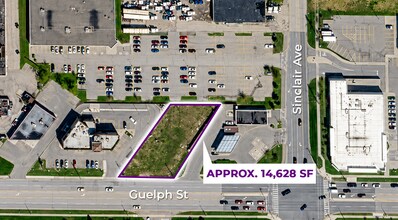 257 Guelph St, Halton Hills, ON - Aerial map view