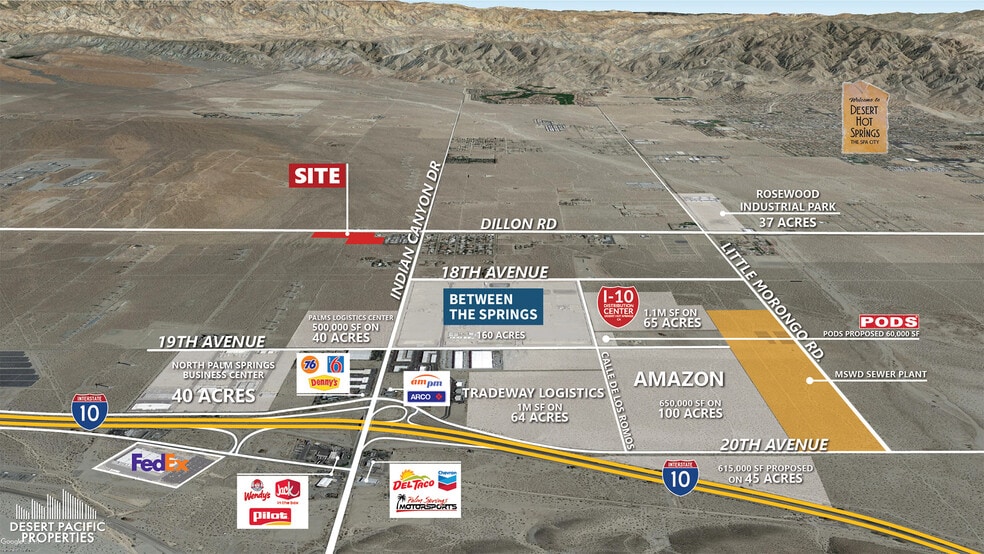 Dillon Rd, West Of Indian Ave Rd, Palm Springs, CA for sale - Building Photo - Image 1 of 2