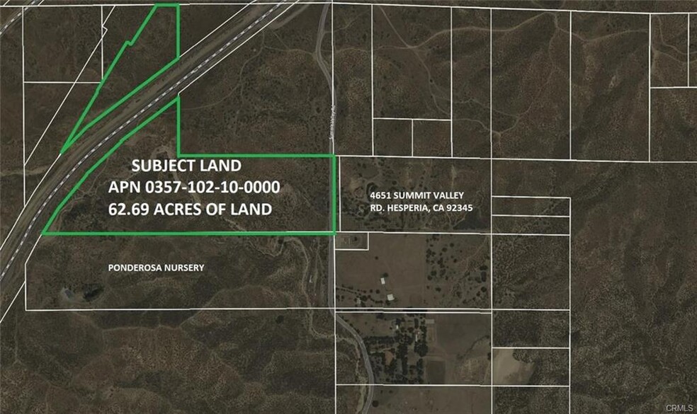 0 Summit Valley Rd, Hesperia, CA for sale - Building Photo - Image 1 of 1