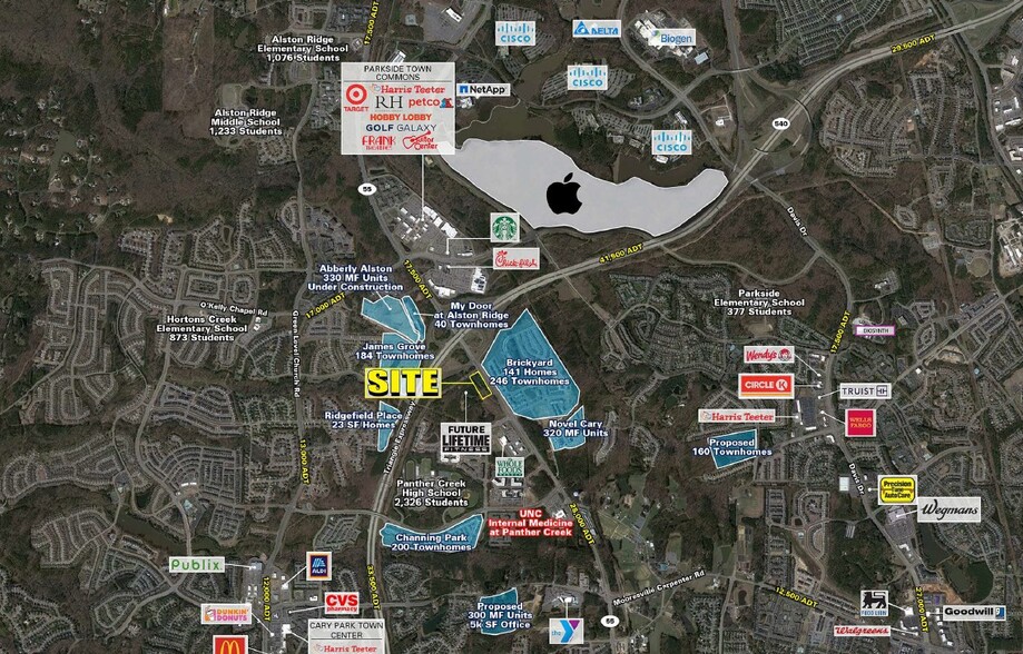 Alston Town Center Phase II, Cary, NC for lease - Aerial - Image 1 of 3