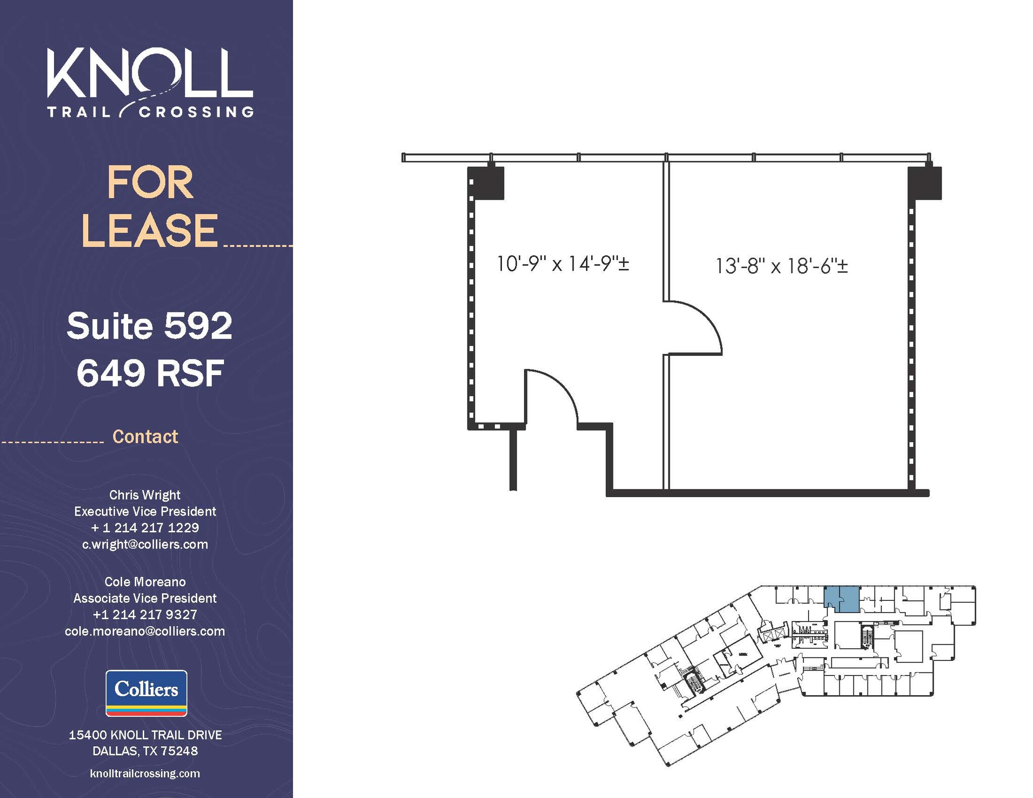 15400 Knoll Trail Dr, Dallas, TX for lease Floor Plan- Image 1 of 1