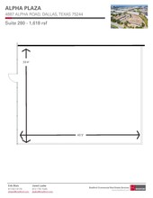 4887 Alpha Rd, Farmers Branch, TX for lease Floor Plan- Image 1 of 1