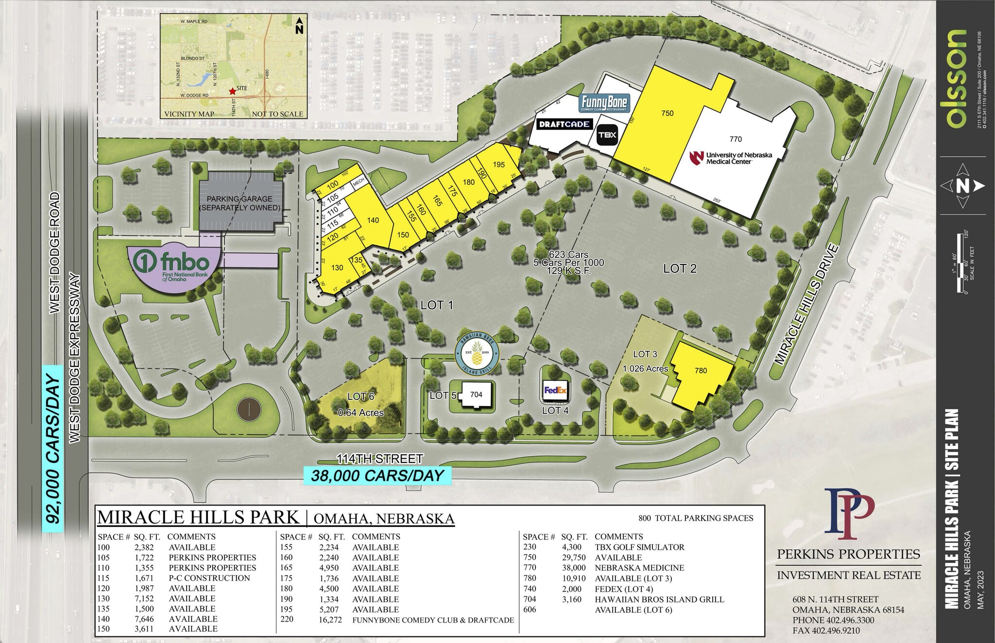 Miracle Hills Dr, Omaha, NE for lease Site Plan- Image 1 of 2