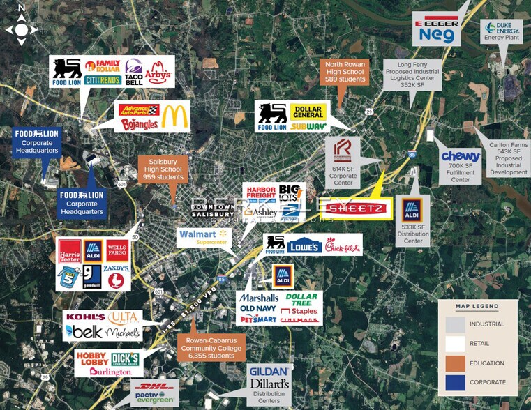 721 Andrews St, Salisbury, NC à vendre - Photo du bâtiment - Image 2 de 6