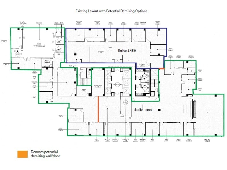 3131 Camino del Rio N, San Diego, CA à louer Plan d’étage- Image 1 de 1