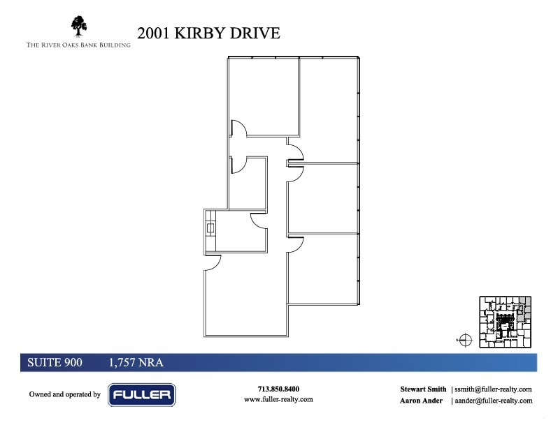 2001 Kirby Dr, Houston, TX for lease Floor Plan- Image 1 of 1