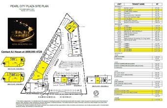 719 Kamehameha Hwy, Pearl City, HI for lease Plat Map- Image 1 of 1