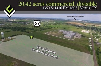 More details for 1350 & 1410, Venus, TX - Land for Sale
