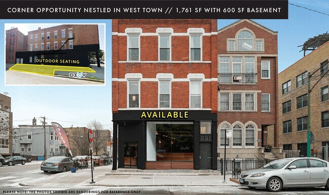 More details for 543 N Noble St, Chicago, IL - Retail for Lease