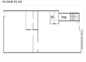 311-313 Central Ave, Osseo, MN for lease Floor Plan- Image 1 of 7