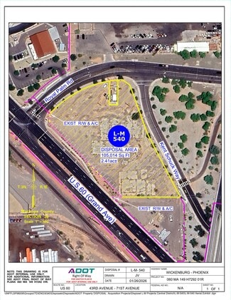 Plus de détails pour 6810 Grand Ave, Glendale, AZ - Terrain à vendre