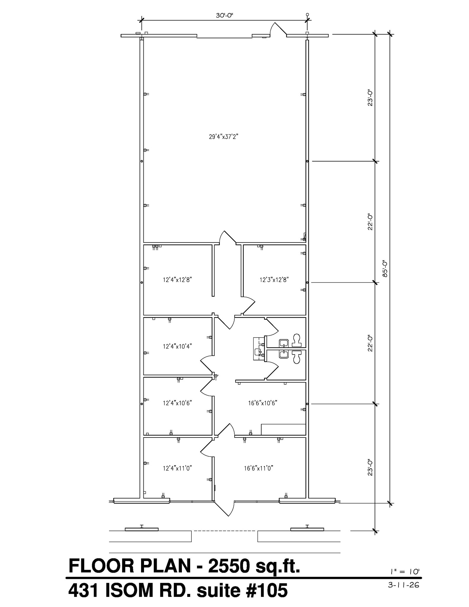 431 Isom Rd, San Antonio, TX à louer Plan d’étage- Image 1 de 1