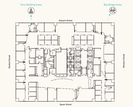 1 Market St, San Francisco, CA for lease Floor Plan- Image 2 of 2