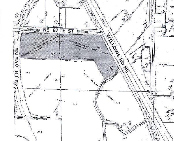 8601 Willows Rd, Redmond, WA for lease - Plat Map - Image 2 of 4