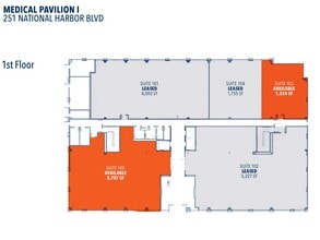 201 National Harbor Blvd, Oxon Hill, MD for lease Floor Plan- Image 1 of 1