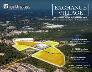 Plus de détails pour 205 Exchange Village Dr, Spartanburg, SC - Terrain à vendre