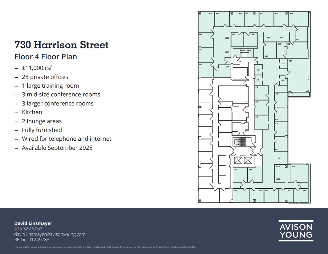 730 Harrison St, San Francisco, CA for lease Floor Plan- Image 1 of 1