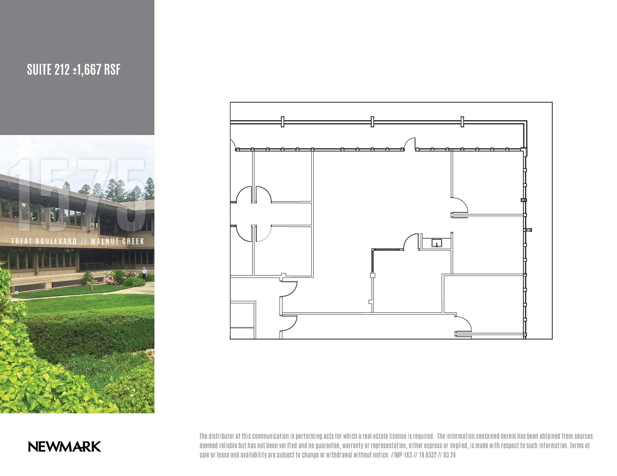 1575 Treat Blvd, Walnut Creek, CA for lease Floor Plan- Image 1 of 1