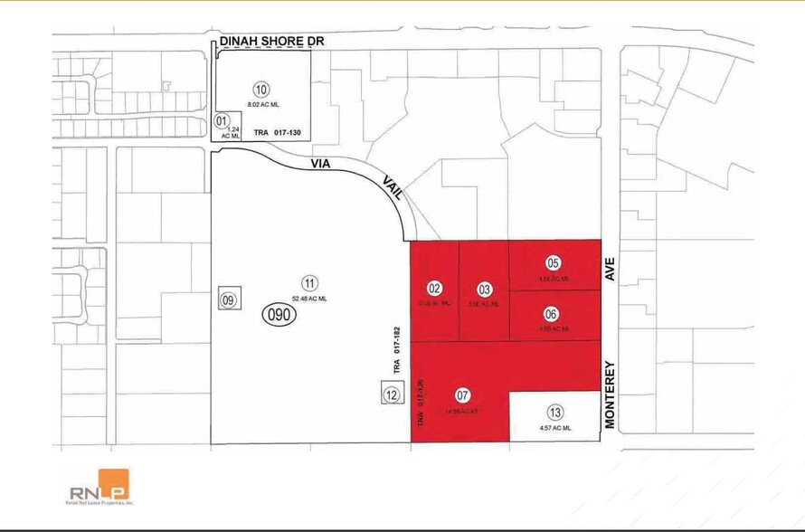  dans Rancho Mirage, CA à vendre - Plan de site - Image 1 de 1