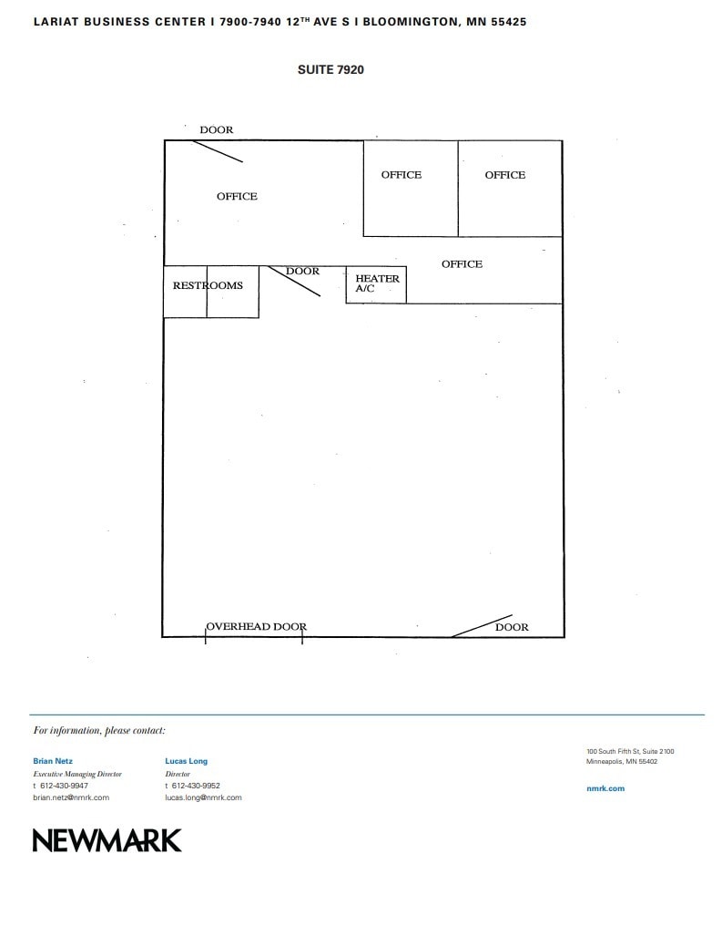7900-7940 12th Ave S, Bloomington, MN for lease Floor Plan- Image 1 of 1