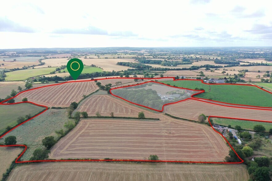 Land Forming Part of New House Farm, Hurley, Atherstone à vendre - Aérien - Image 2 de 11