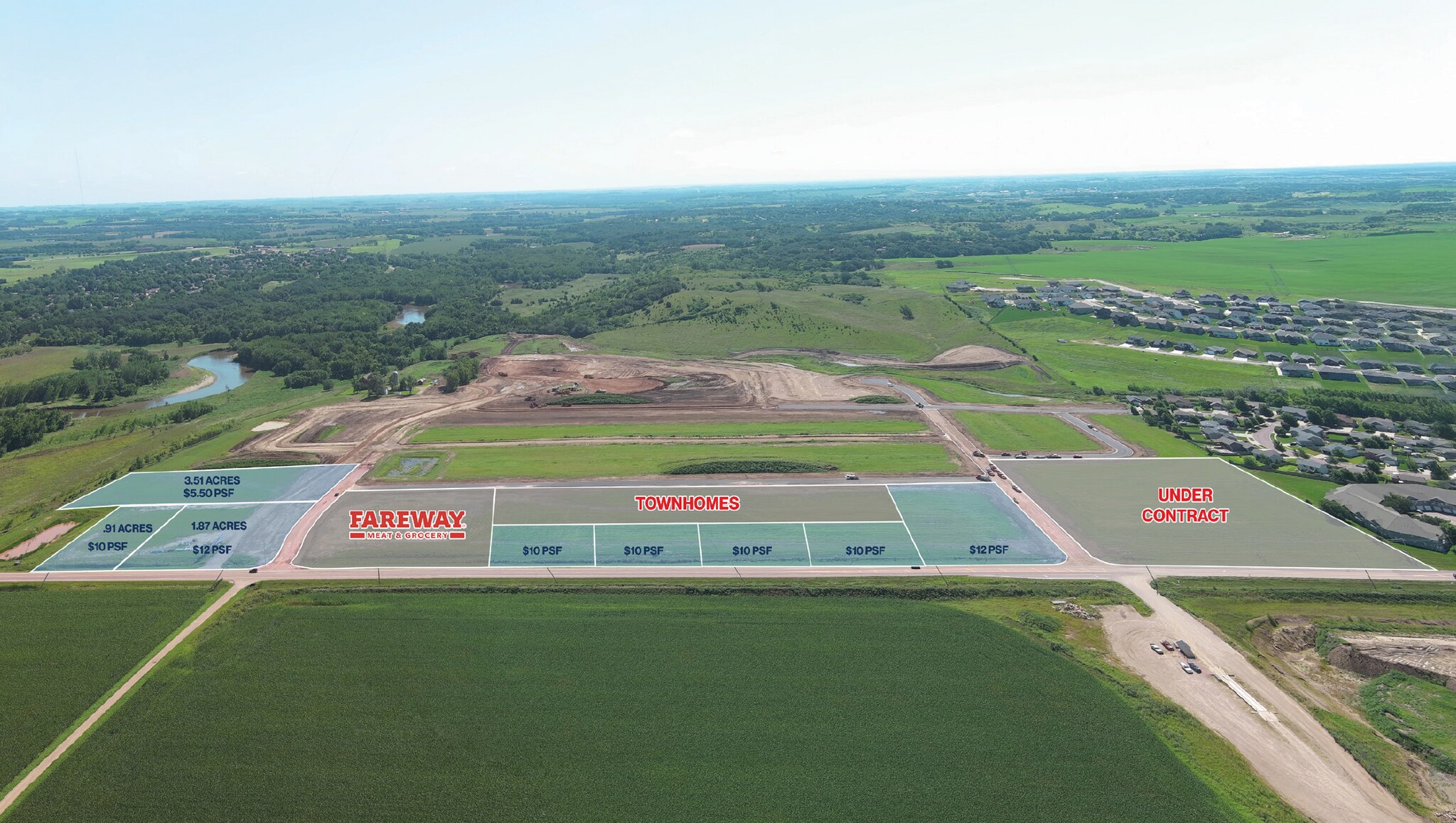 West Holly Boulevard, Brandon, SD for sale Aerial- Image 1 of 3