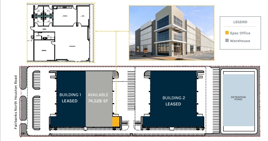 Fairbanks North Houston Rd, Houston, TX à louer Plan de site- Image 1 de 2