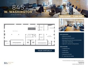 845 W Washington Blvd, Chicago, IL à louer Plan de site- Image 1 de 11