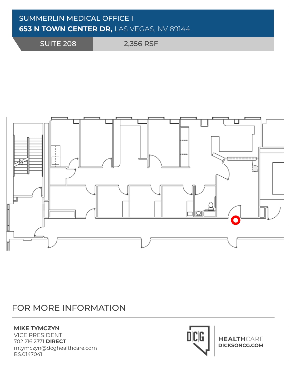 653 N Town Center Dr, Las Vegas, NV à louer Plan d’étage- Image 1 de 1