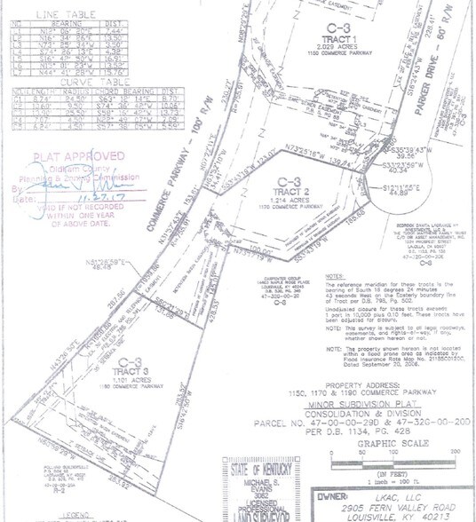 1150 Commerce Pky, La Grange, KY à louer - Plan cadastral - Image 2 de 2