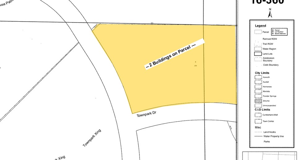 300 Townpark Dr NW, Kennesaw, GA à louer - Plan cadastral - Image 2 de 7