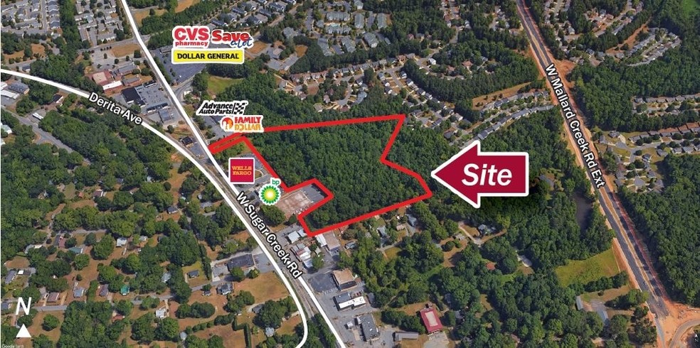 W Sugar Creek Rd, Charlotte, NC for sale - Building Photo - Image 1 of 1