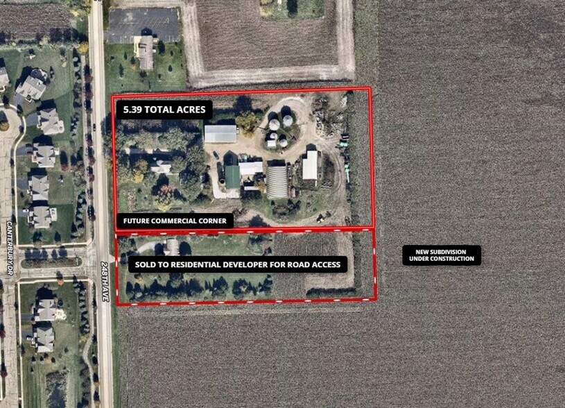 12445 S 248th Ave, Plainfield, IL à vendre - Aérien - Image 2 de 3