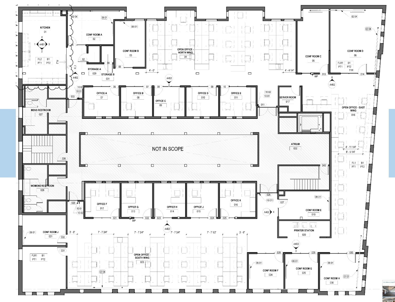 2484 Shattuck Ave, Berkeley, CA à louer Plan d’étage- Image 1 de 1