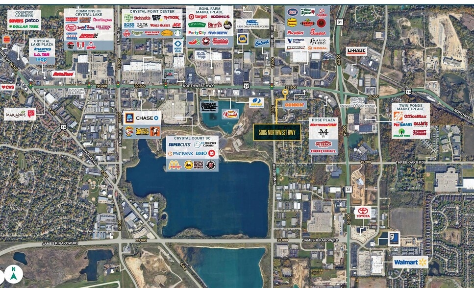 5005 Northwest Hwy, Crystal Lake, IL for lease - Building Photo - Image 2 of 3