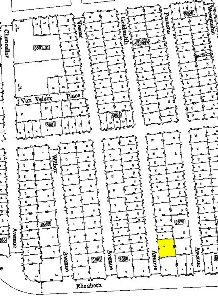 11-17 Goldsmith Ave, Newark, NJ for sale - Plat Map - Image 3 of 6