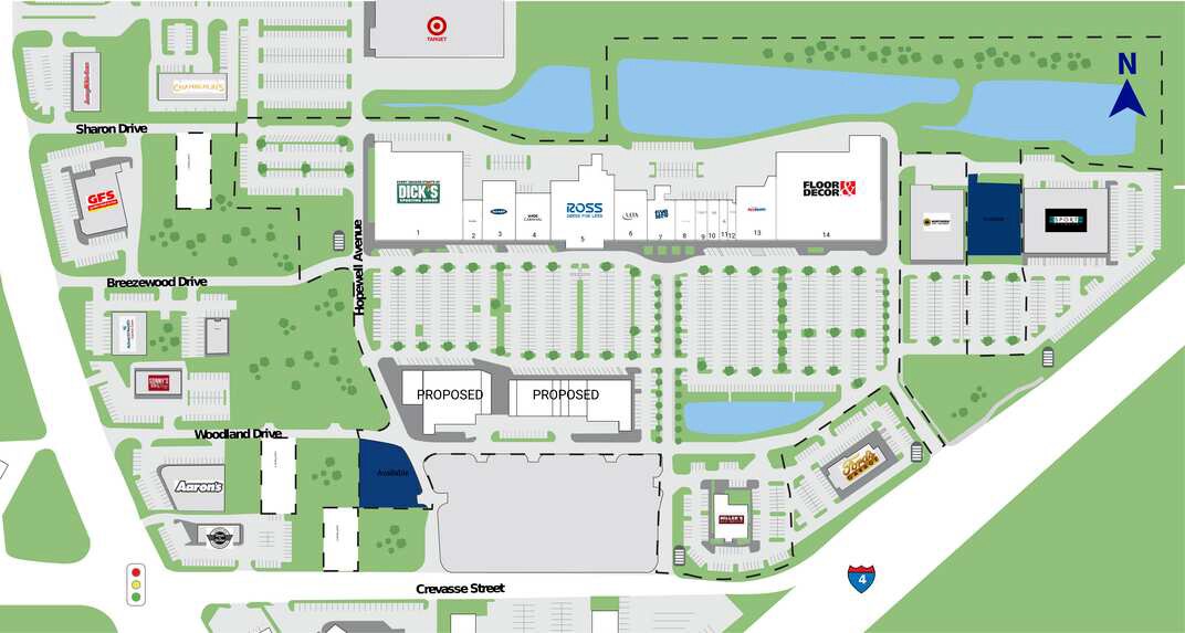 839 Lakeland Park Center Dr, Lakeland, FL à louer Plan de site- Image 1 de 6
