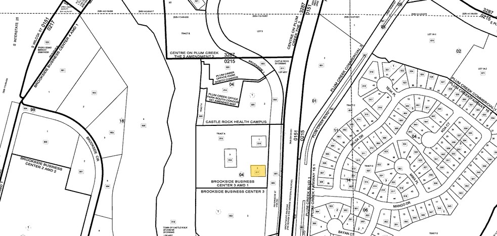 1189 S Perry St, Castle Rock, CO à vendre - Plan cadastral - Image 1 de 1