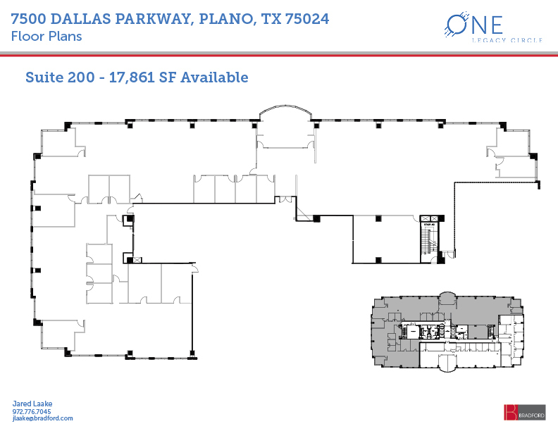 7500 Dallas Pky, Plano, TX à louer Plan d  tage- Image 1 de 1