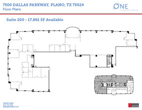 7500 Dallas Pky, Plano, TX à louer Plan d  tage- Image 1 de 1