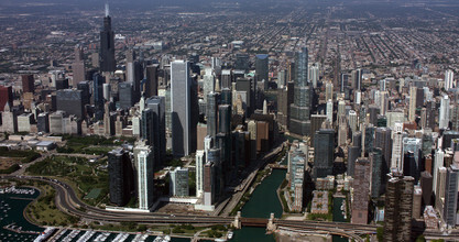 111 N Wabash Ave, Chicago, IL - aerial  map view