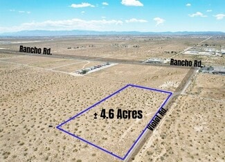Plus de détails pour 0 Violet Rd, Adelanto, CA - Terrain à vendre