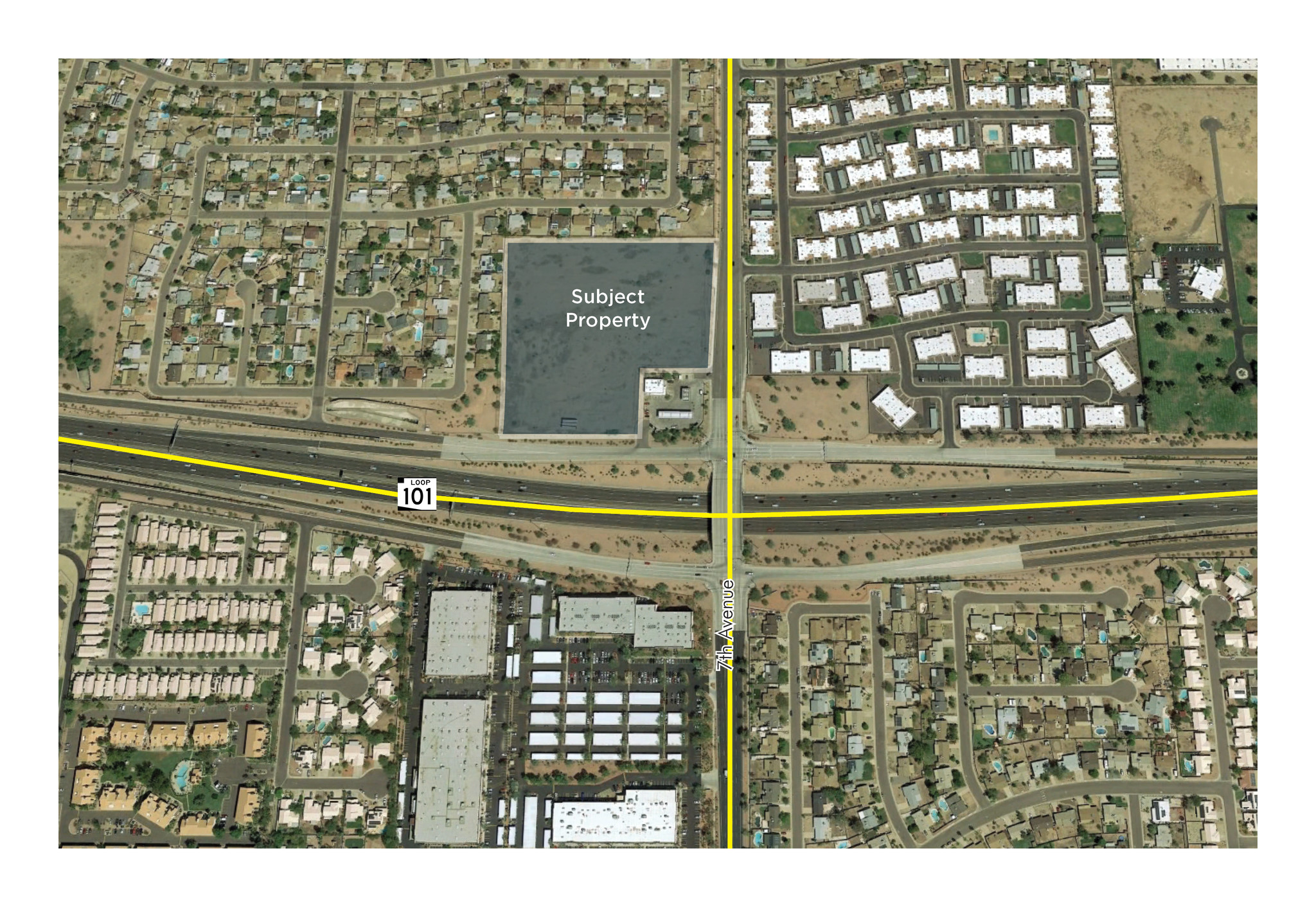 Loop 101 & 7th Ave, Phoenix, AZ for sale Aerial- Image 1 of 1