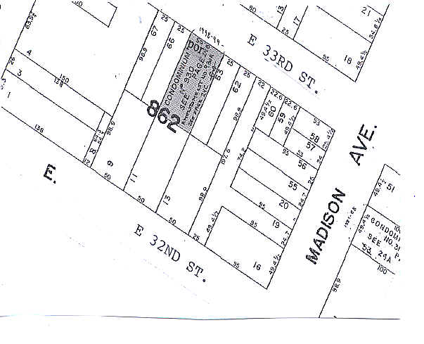 14-16 E 33rd St, New York, NY à vendre - Plan cadastral - Image 2 de 2