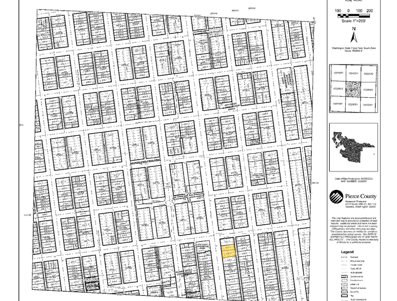 1909 Yakima Ave, Tacoma, WA for sale - Plat Map - Image 1 of 1