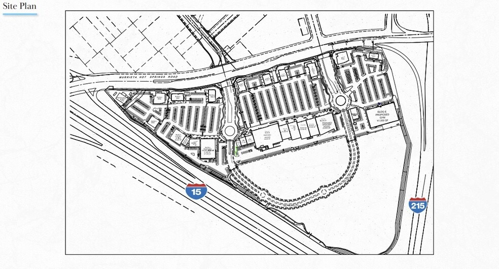 Murrieta Hot Springs Rd, Murrieta, CA à louer - Plan de site - Image 2 de 8